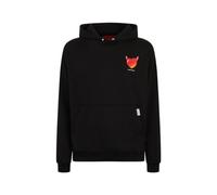 Vision of super Black Hoodie with Puffy Love Print VS01114