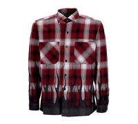 VISION OF SUPER - Camicia a Maniche Lunghe Flames Uva Vino - - Shirts - Uomo - Multicolore - S