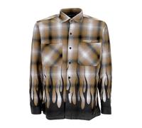 VISION OF SUPER - Camicia Flanella a Maniche Lunghe Flames - - Shirts - Uomo - Multicolore - S