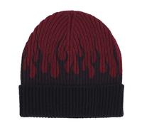 VISION OF SUPER - Cappello Beanie Flames con lavorazione a coste - - Accessories - Uomo - Multicolore - ONE SIZE
