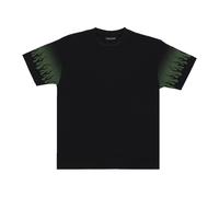 VISION OF SUPER, ,Tops ,Uomo ,Nero ,L Flames Tee Magliette Uomo Nero/verde