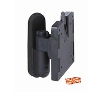 Vision plus Corto Braccio Rilascio Veloce TV Parete Nero - Caravan/Camper