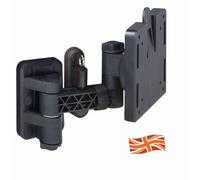 Vision plus Singolo Braccio Rilascio Veloce TV Parete Nero - Caravan/Camper