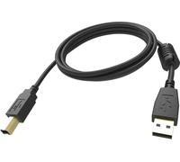 Cavo USB Vision TC 5MUSB/BL 5 m USB A a USB B 2.0 Nero