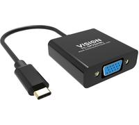 Vision TC-USBCVGA/BL cavo video e adattatore USB Type-C VGA (D-Sub) Nero - Nouvo