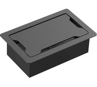 Vision TC3 SURRTB organizer per cavi Scatola portacavi Scrivania Nero, Bianco 1 pezzo[i] (VISION Techconnect Modular AV Facepla NEW