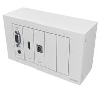 Vision Techconnect Modular Av Faceplate - Lifetime Warranty - Wall ... NUOVO
