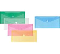 Visione Borsa a5quer, Trasparente, Colori Assortiti, 10 pezzi