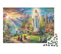 Visione miracolosa 1000 Pezzi Puzzle Per Coppie in Cartone Robusto Estremamente Difficile Arte della città spirituale Relax Mentale Set Di Regalo Più Venduto E Valutato 52x38cm/1000pcs