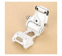 Visione Notturna Adattatore for montaggio for casco for la visione notturna in metallo for la caccia HS24-0049 (Color : Silver, Size : 1)