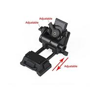 Visione Notturna Adattatore for montaggio for casco for la visione notturna in metallo for la caccia HS24-0049 (Color : Black, Size : 1)