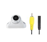 Visione Notturna Telecamera IMX307 Starlight Camera Car HD Night Per Vision 1080P Telecamera Per La Retromarcia Monitoraggio Parcheggio Cablaggio Per Testa Aeronautica(White RCA Head)