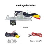 Visione Notturna Telecamera Telecamera Posteriore Backup AHD 1080P Fisheye CVBS Per Retromarcia Per BMW Serie 6 1 F20 F21 M6 E63 E64 F06 R55 Per Clubman(AHD1080P-CVBS)