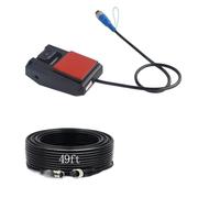 Visione Notturna Telecamera Telecamera Universale Per Auto Frontale Ad Alta Definizione AHD 1080P 4Pin 1080/720P Visione Notturna E Angolo Regolabile Per Autobus Camion(Camera (49.2ft wire)