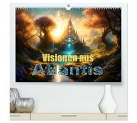 Visionen aus Atlantis (hochwertiger Premium Wandkalender 2026 DIN A2 quer), Kunstdruck in Hochglanz: Bilder aus einer anderen Welt vor unserer Zeit