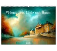 Visionen aus Linie und Raum (Wandkalender 2026 DIN A2 quer), CALVENDO Monatskalender: Surreale Sehenswürdigkeiten