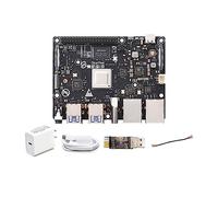 VisionFive2 LPDDR4 8GB Linux AI Single Board Computer basato su StarFive JH7110 SoC con RISC-V U74 Quad Core 64bit Processore IMG BXE-4-32 MC1 3D GPU Supporto OpenCL 3.0 (Early Bird senza WiFi)