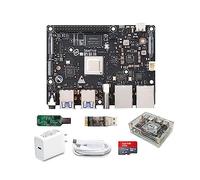 VisionFive2 Open Source RISC-V Single Board Computer, Quad-core StarFive JH7110 64 bit CPU, LPDDR4 8 GB RAM 3D GPU, Dual Gigabit Network M.2 M-Key Port, supporto Linux Ubuntu (con WiFi 6 dongle)