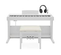 VISIONKEY-500 Pianoforte digitale 88 Tasti pesati Dimensione completa Meccanica della tastiera Bianco con panca