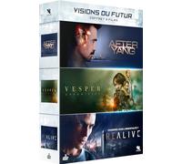 Visions du futur - coffret 3 films : after yang + vesper chronicles + realive
