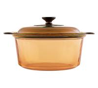 Visions - Forno olandese Pyroceram, 5 l, con coperchio in vetro, colore: ambra, 5 l