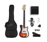 VISIONSTRING Kit Basso Elettrico con Ampli 10W e Accessori - Sunburst