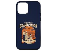 Visit the Grand Canyon Retro UFO & National Park Custodia per iPhone 12 mini