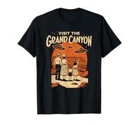 Visit The Grand Canyon Retro UFO & National Park Maglietta