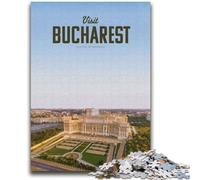Visita Bucarest Puzzle per adulti 1000 puzzle, gioco stimolante ideale come regalo per tutta la famiglia 2000 pezzi (70x100cm)