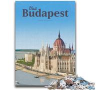 Visita Budapest Puzzle per adolescenti 1000 pezzi, regalo di compleanno per trascorrere il tempo in casa, regali, decorazioni murali per 14+ anni 1000 pezzi (50x75cm)