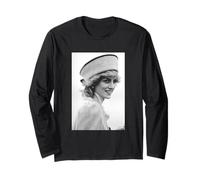 Visita del Derby della Famiglia Reale della Principessa Diana HRH 1985 Maglia a Manica