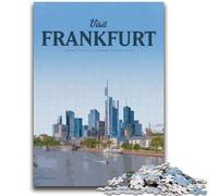 Visita Francoforte Puzzle per adolescenti Puzzle da 1000 pezzi per adolescenti, gioco stimolante e interazione genitore-figlio per tutta la famiglia 1000 pezzi (50x75cm)
