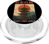 Visita il Giappone Vintage Sperimentare la bellezza Poster giapponese PopSockets PopGrip per MagSafe