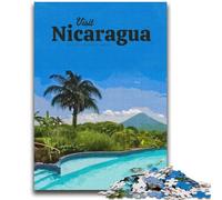 Visita il Nicaragua Puzzle da 1000 pezzi per adulti e ragazzi, per 14+ anni Allena il tuo cervello e le tue mani Gioco di Natale Regali 2000 pezzi (70x100cm)