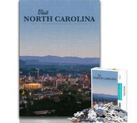 Visita il North Carolina Puzzle da 1000 pezzi per adolescenti e adulti, giocattoli, giochi educativi, ottimi regali e giocattoli 38x26cm