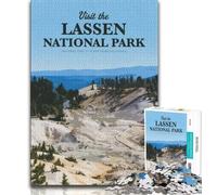 Visita il Parco Nazionale di Lassen, puzzle per adulti, 1000 puzzle, gioco stimolante e decorazione da parete per famiglie, regali unici per compleanno e Natale, 50x75cm