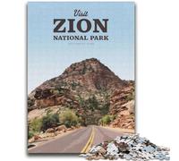 Visita il Parco Nazionale di Zion, puzzle da 1000 pezzi per adulti e adolescenti, giochi divertenti, decorazione da parete, regali unici per compleanno e Natale, 2000 pezzi (70x100cm)