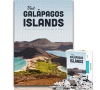 Visita le Isole Galapagos Puzzle per adulti 1000 pezzi Puzzle, rompicapo Decorazione da parete compleanno e Natale 38x26cm