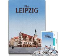 Visita Lipsia Puzzle per adolescenti, aiuta il cervello ad allenarsi Giocattoli avvincenti per coltivare la pazienza Un'opera d'arte 50x75cm