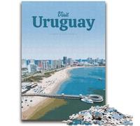 Visita l'Uruguay Puzzle per adulti, Arte Interessante Riduzione dello stress Lista dei desideri con Babbo Natale per età 14 2000 pezzi (70x100cm)