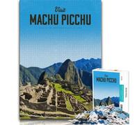 Visita Machu Picchu Puzzle 1000 pezzi per adolescenti, giochi educativi, decorazione per la casa, regalo per tutta la famiglia, 38x26cm