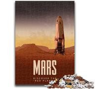 Visita Mars Puzzle per adulti e adolescenti, aiuta il cervello a esercitare giocattoli avvincenti per coltivare la pazienza Decorazione perfetta 1000 pezzi (26x38cm)