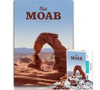 Visita Moab Jigsaws Puzzle 1000 pezzi per regali per adulti, ammazza il tempo durante le vacanze a casa Ogni pezzo è unico: un gioco stimolante e divertente per tutta la famiglia, 75x50cm