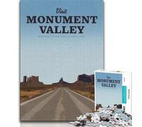Visita Monument Valley Puzzle da 1000 pezzi per adolescenti, giocattolo educativo ideale come regalo per tutta la famiglia, 50x75cm