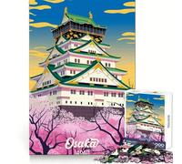 Visita Osaka Puzzle da 1000 pezzi per adolescenti stimola la capacità di ragionamento, allevia lo stress e si distingue per la sua praticità Ritagli precisi Il miglior regalo (50x75cm)