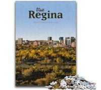 Visita Regina Puzzle 1000 pezzi per adulti, regali per trascorrere il tempo in casa, regalo di compleanno, regali, arte murale per 14+ 1000 pezzi (50x75cm)