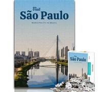 Visita San Paolo Puzzle da 1000 pezzi per adulti, regali, giocattolo educativo intellettuale decomprimente, regalo di compleanno, regali, arte murale 50x75cm