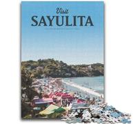 Visita Sayulita Puzzle 1000 pezzi per adulti, gioco stimolante, tutta la famiglia, 2000 pezzi (70x100cm)