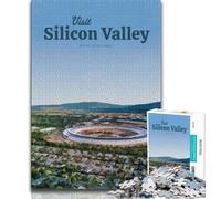 Visita Silicon Valley Puzzle per adulti 1000 pezzi Difficile, gioco per famiglie antistress Sfida difficile Ottimi regali e giocattoli 38x26cm