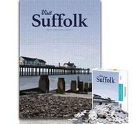 Visita Suffolk Puzzles per adolescenti Puzzle da 1000 pezzi per adolescenti, aiuta il cervello ad allenarsi Giocattoli avvincenti per coltivare la pazienza Un'opera d'arte 38x26cm